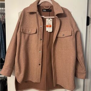 Zara Women's Brown Utility Jacket